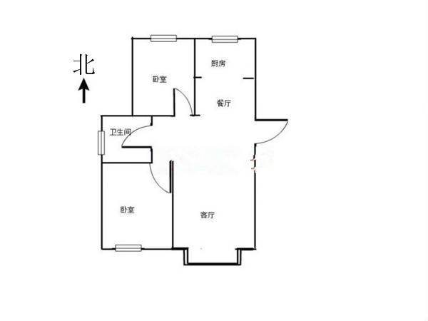 城南万达旁泰河名府多层2楼81平南北通透新装修带大