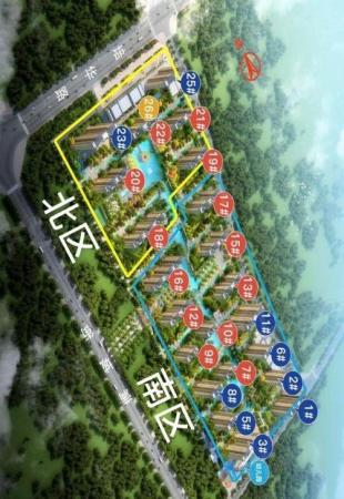 城北阅海九中旁天山国府壹号145平改善大三居低公