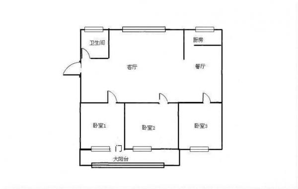 機關三區萊城區92萬元二手房出售信息3室2廳1衛1陽臺110平方米,機關三